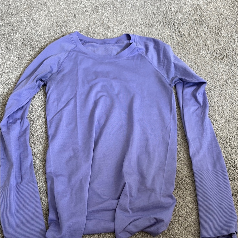 lululemon athletica Purple Long Sleeve Tee